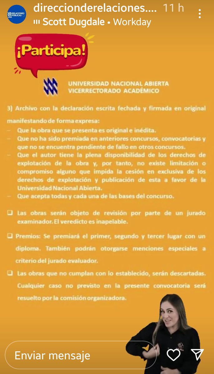Concurso Literario UNA "Cuentos y Relatos". 🖥️🖨️📃📖 Convocatoria estará abierta hasta el 30-09-2.023
