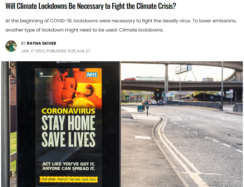 ickonic's tweet photo. Would YOU be willing to go into another #lockdown for '#climatechange'?

We want to hear your thoughts!

Comment below👇👇👇👇👇👇

#Climatehoax #ClimateScam #GlobalWarming @ickonic #weareickonic #questioneverything https://t.co/OC6YVX318c