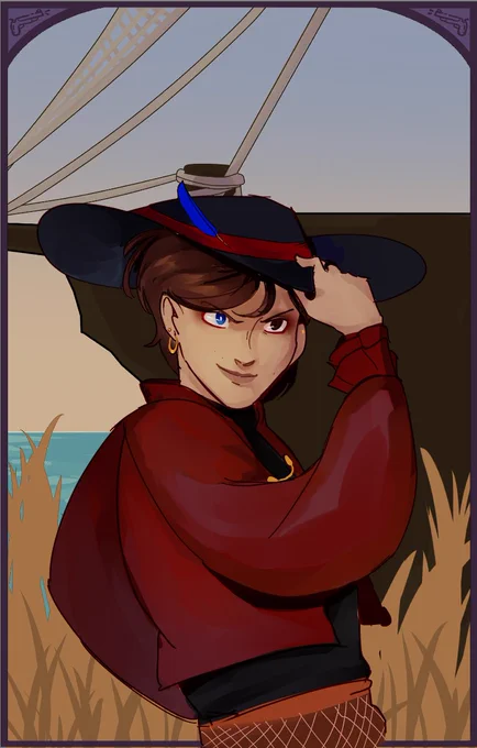 "My good sir, if you're here for vengeance then I'm afraid you'll have to get in line"  What are you gonna do when you don't want to be in scribing school anymore? The only right answer is faking your death and absconding on the first boat you see #PiratesSMP #PiratesSMPSona