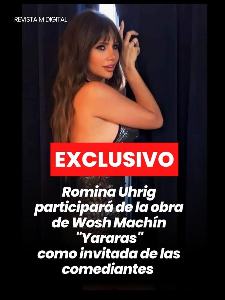MariaEugyn22's tweet photo. 🚨Atención!! El 12 de Agosto a las 20 hs nuestra Reina @RomiUhrig participará en el Teatro #Multiescena Corrientes 1764, de la obra #Yarara. Sigamos apoyando a nuestra amada Romi ❤ https://t.co/rWu7FqcPFw