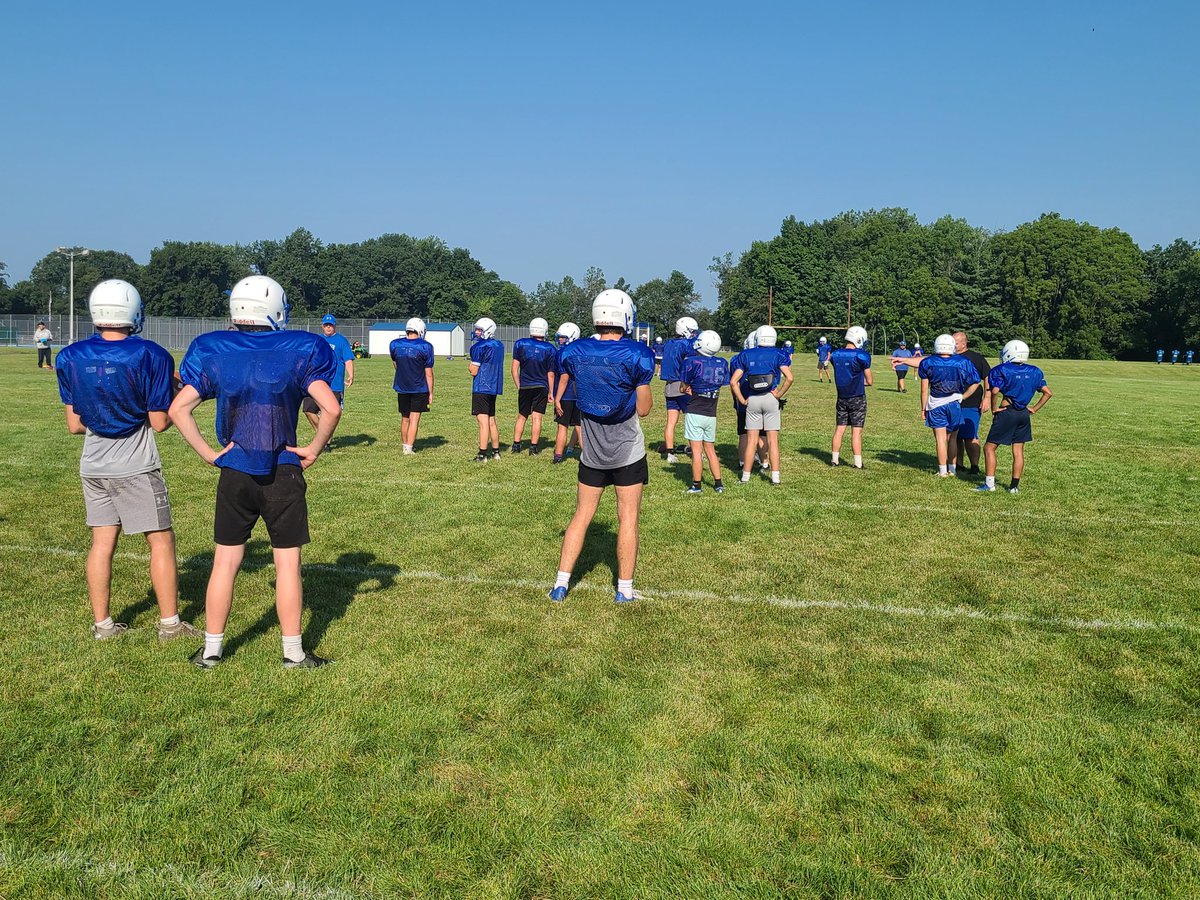 LVAthletics's tweet photo. More from this mornings LaVille Football practice.

Lancers return later this afternoon for the second in a 2-a-day practice set.

#BringTheExcitement https://t.co/sJHiIsDH8N