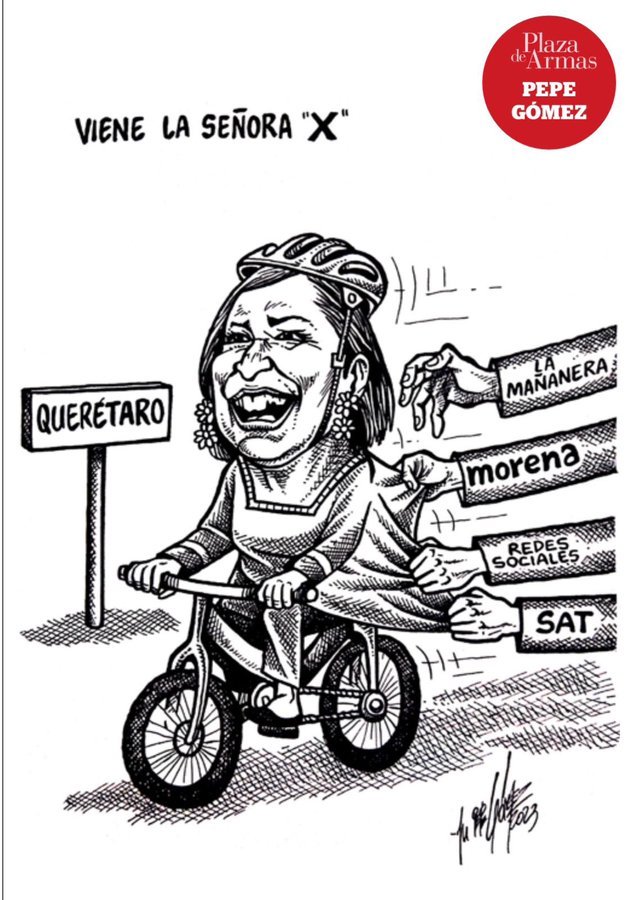 clausrichart's tweet photo. Nada ni nadie para a la #SeñoraX, por más que intentan descomponer su bici sigue pedaleando 

#NoLoDigoYo se nota y ahora esta en #Queretaro y seguir sumando apoyos, para el #FrenteAmplioPorMéxico 

Por eso #FirmaleX y se parte de ese #CambiemosMéxico necesario #LaClausOpinión https://t.co/lWVdmUjGK2
