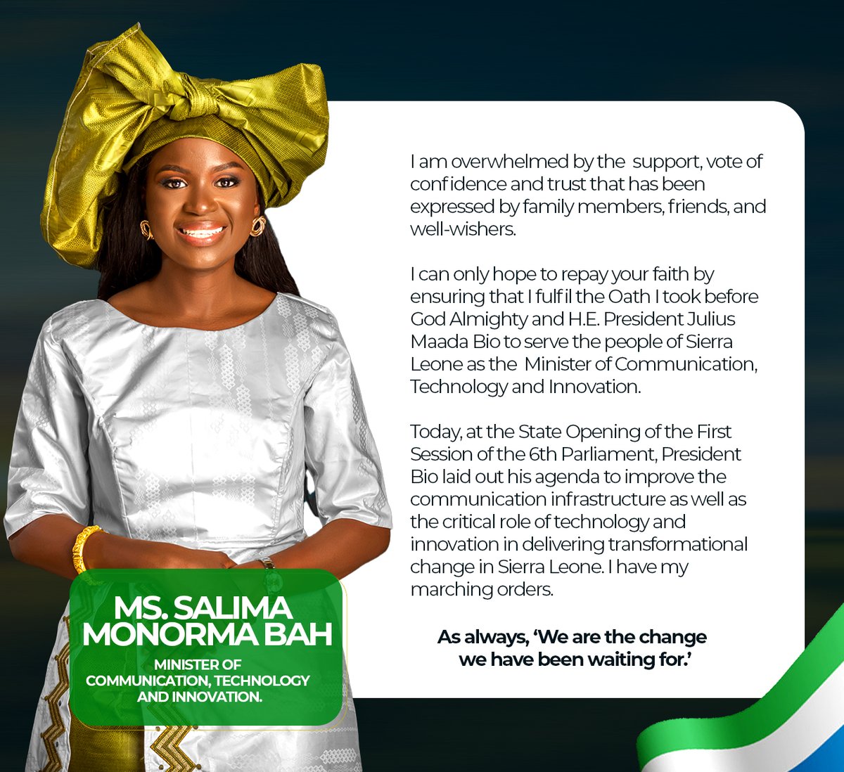 Salima Monorma Bah tweet media