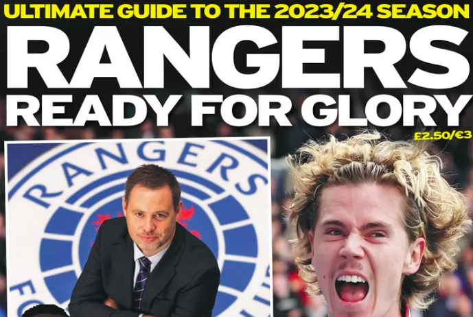 DR_Rangers's tweet photo. Get your ultimate Rangers guide to the 2023-24 season under Michael Beale 🔵

Record Sport have produced a stunning new souvenir guide to Rangers’ season packed with unmissable features and analysis 📘

⬇️⬇️⬇️

https://t.co/QguTu6Gsw6 https://t.co/plIgpG6fsJ