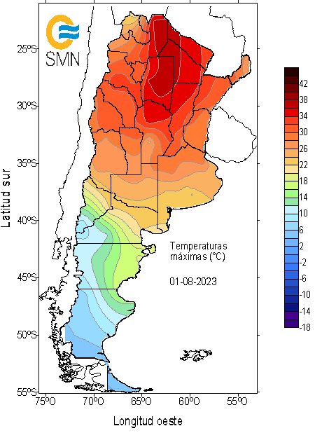 leabdiaz's tweet photo. 🌡️ Qué calor en agosto, ¿no?
Media Argentina con temperaturas por encima de 30°C. @SMN_Argentina 
Anomalías de temperatura de más de 10°C en el Sur de Sudamérica. @extremetemps
Abro hilo con un poco de contexto climático https://t.co/yrGRMMXGOf