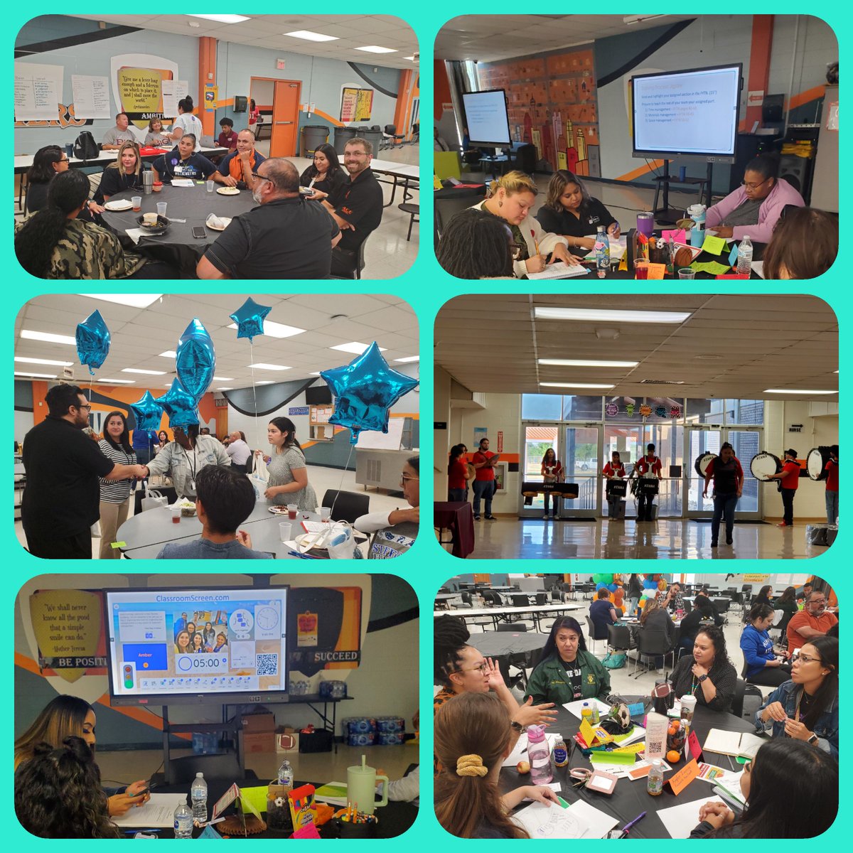 I had the best 2 weeks co-training new teachers and employees to Edgewood! It all began at our New Teacher Academy on July 24-26. So much fun! Our Memorial HS band students entertained the teachers during breakfast! <a href="/EISDofSA/">Edgewood ISD</a> <a href="/DrH_OnTheEdge/">Doctor.H 🇲🇽🇺🇸</a> <a href="/EISDMemorialHS/">Memorial High School</a> <a href="/teri_silva/">Teresa Silva, Ph.D.</a>