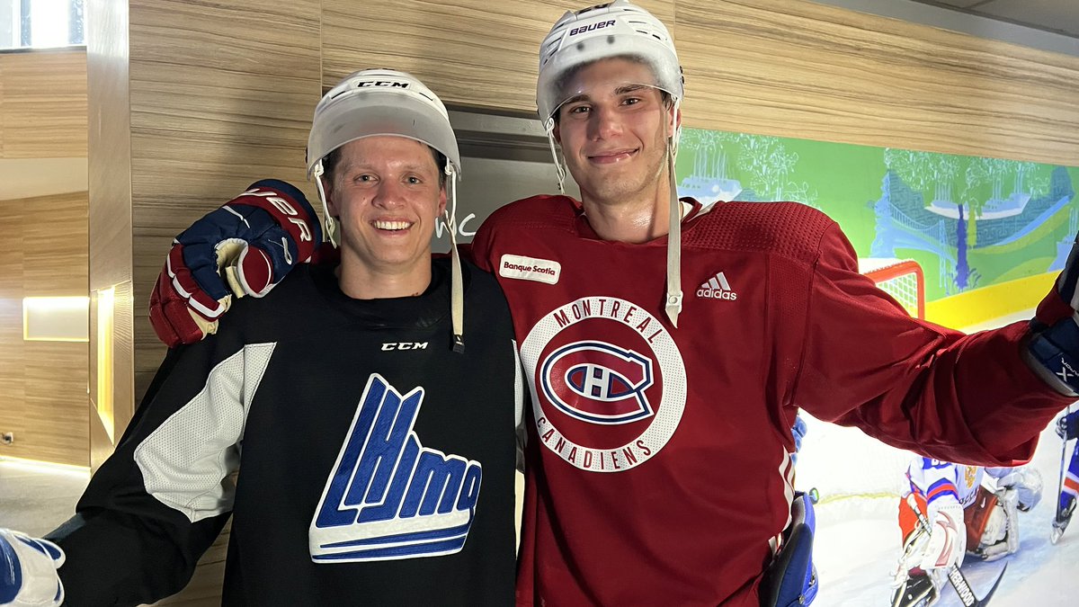 zedmat's tweet image. Preparation of Juraj  Slafkovsky last week in Slovakia for start of the new NHL season ,..