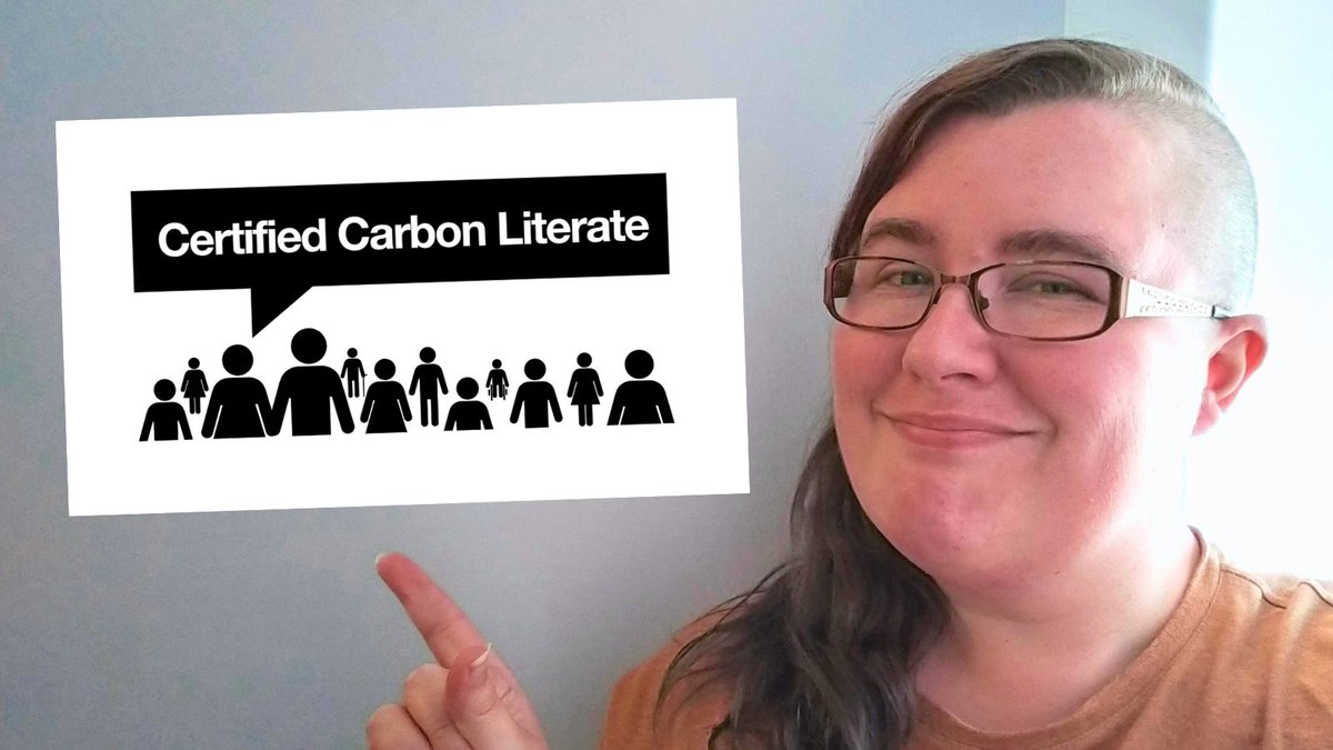 Guess who got their #CarbonLiteracy certificate? This conservator! 😁 Very pleased to be more informed and feeling quite empowered about the whole thing really. Let's change the world for the better! 🌍

#CLMuseums #RootsAndBranches