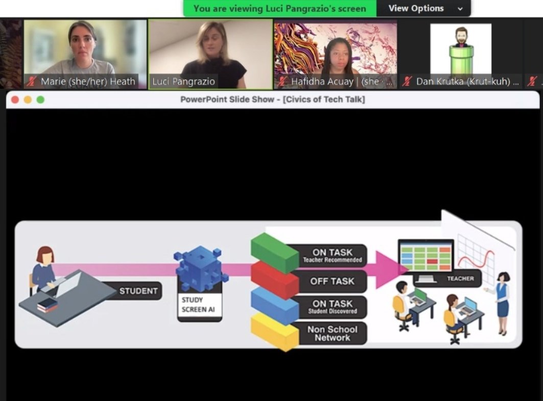 FerrarelliM's tweet photo. The traps of "digital literacy" when it responds to corporate and surveillance interests. @lucipangrazio reflects on student activity monitoring software in the opening keynote in the #CivicsOfTech conference
cc @SilviaBacher @cscolari @red_alfamed @sebanovo_ok
@CivicsOfTech https://t.co/VJR8DDHHZ5