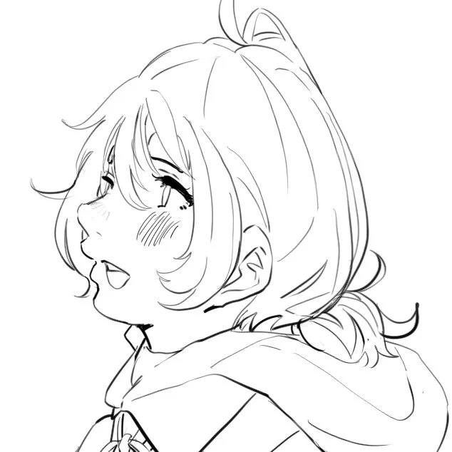 依頼絵のWIP!✨🎡 