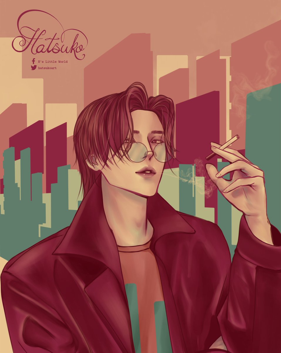 This is my new artwork of 1 palette 2artists challenge with my sis 💖

#1palette2artists 
#artwork