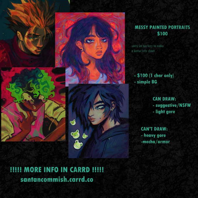 opening these again!! please be sure to read through ALL the info in the carrd linked below if ur interested! 