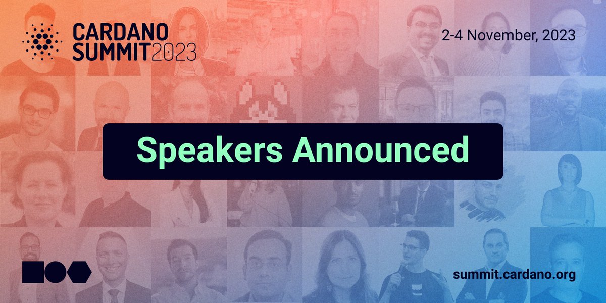 Cardano_CF's tweet photo. 📣 Speaker Announcement! 📣

The #CardanoSummit2023 will be a unique opportunity to immerse yourself in a diverse range of topics with the #CardanoCommunity and thought leaders.

Check out the list of experts who will be taking the stage. 👉 https://t.co/DHtXhGNMg5

#Cardano https://t.co/upJ413Z3FH