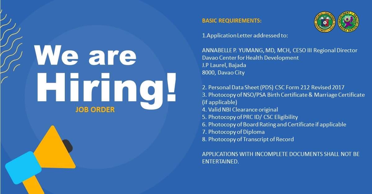 doownds's tweet photo. The Sub-National Blood Center for Mindanao is currently looking for 16 Medical Technologists I!

Send your applications to: snbcmroxi@gmail.com https://t.co/wBSg8VlAwH