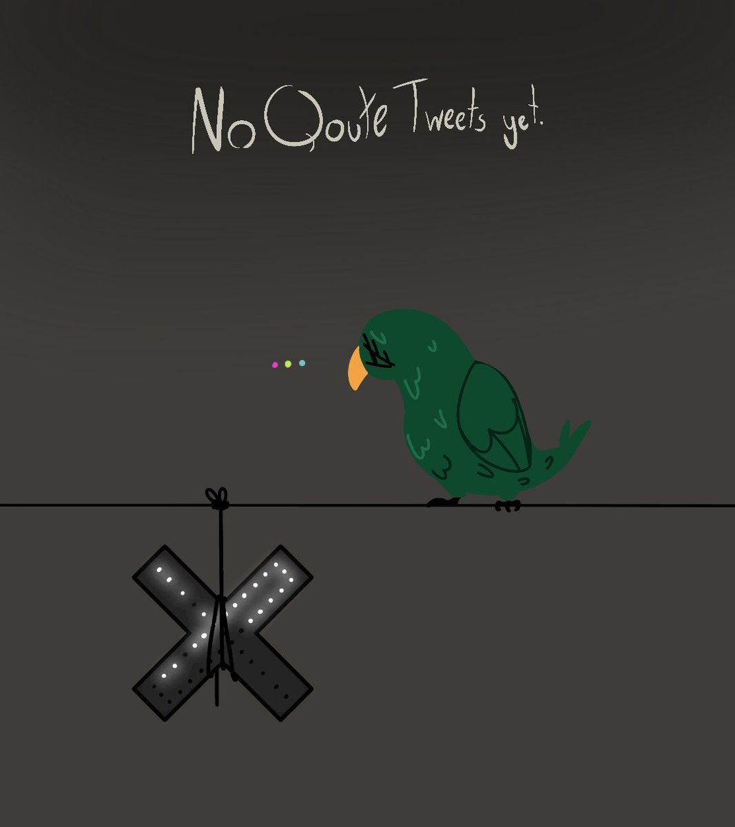 Scepticskeptic1's tweet photo. two birds on a wire… https://t.co/LrvC6kBLKz