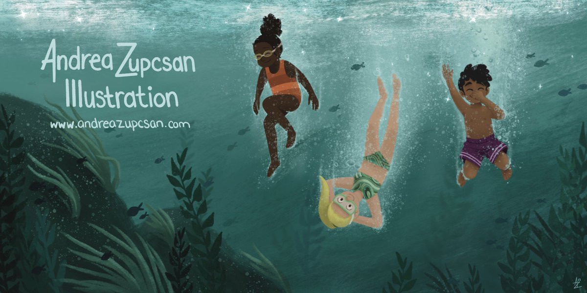 Hey #kidlitartPostcard Day! I’m Andrea and I’m a #kidlit illustrator from Ohio. I’m interested in PB, board books, and more. Currently looking for representation. #kidlitart

🐟andreazupcsan.com
🐙instagram.com/andreazupcsan