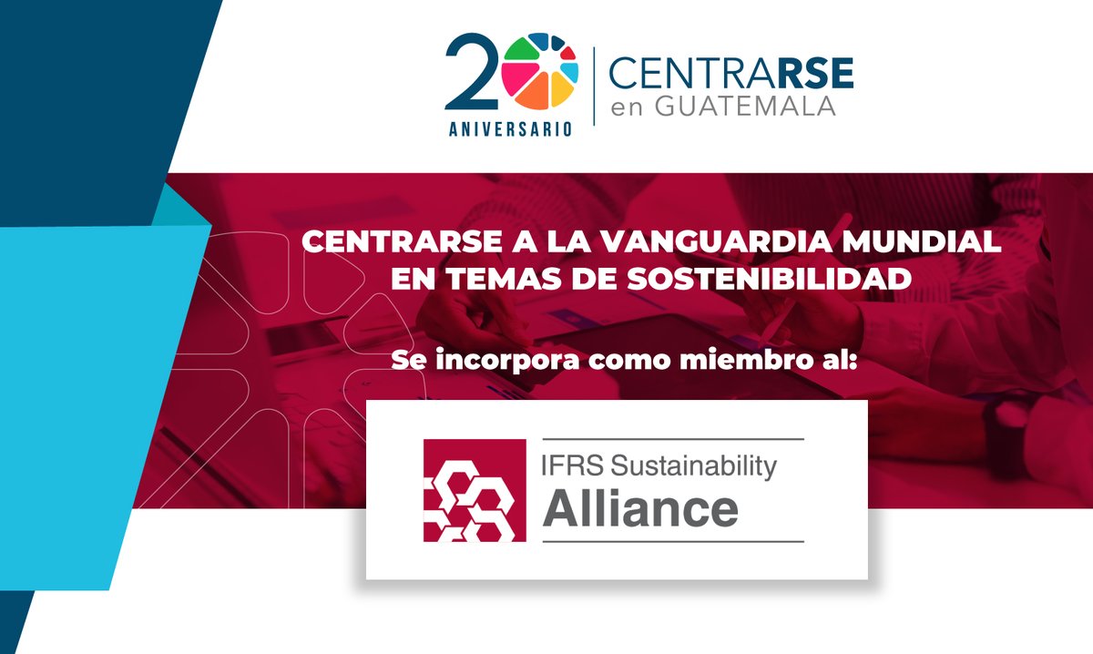 CentraRSE's tweet photo. @CentraRSE una organización comprometida con impulsar y fortalecer al sector empresarial, se complace en anunciar su incorporación como miembro de la IFRS Sustainability Alliance y aliado estratégico del @IFRSFoundation

Ver nota completa: https://t.co/kt3Q9t5eUo https://t.co/upYaoGHwGs