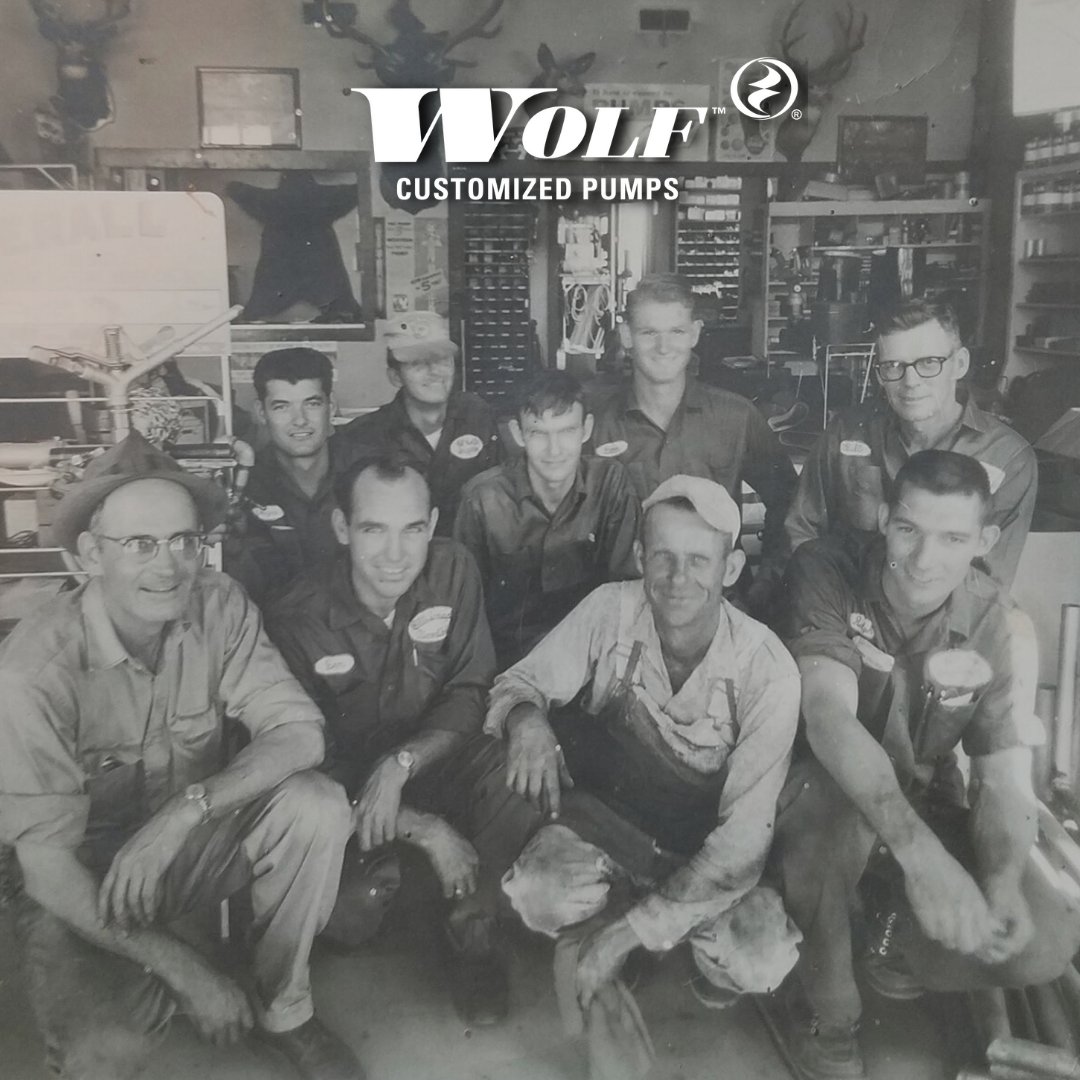WolfPump's tweet photo. Whether it was back in 1963, when this photograph was taken or now, the mission at Wolf has remained constant. We will continue to offer high quality products, services and technologies designed to provide value for our customers year after year. #ThrowbackThursday https://t.co/4VjKfIc9YE