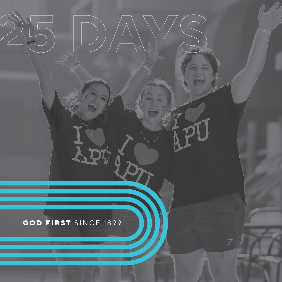 azusapacific's tweet photo. T-minus 25 days until the launch of the new school year ✏️ 🎒
We can't wait to see what this year holds in store for you!
#IHeartAPU #APUBound https://t.co/ReHG5chW7F