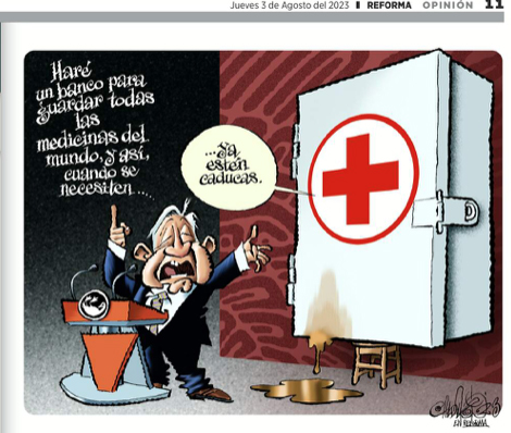 RafaNormaMende1's tweet image. BANCO DE MEDICINAS CADUCAS @CartonCalderon @Reforma
3 DE AGOSTO DE 2023 #MeCansoGanso @Tu_IMSS 
@elonmusk @ElonMuskNewsOrg @Elon_Musk_II  @SophieHRW  @hrw #SOSChallenge 
imgur.com/a/zKSlCLS