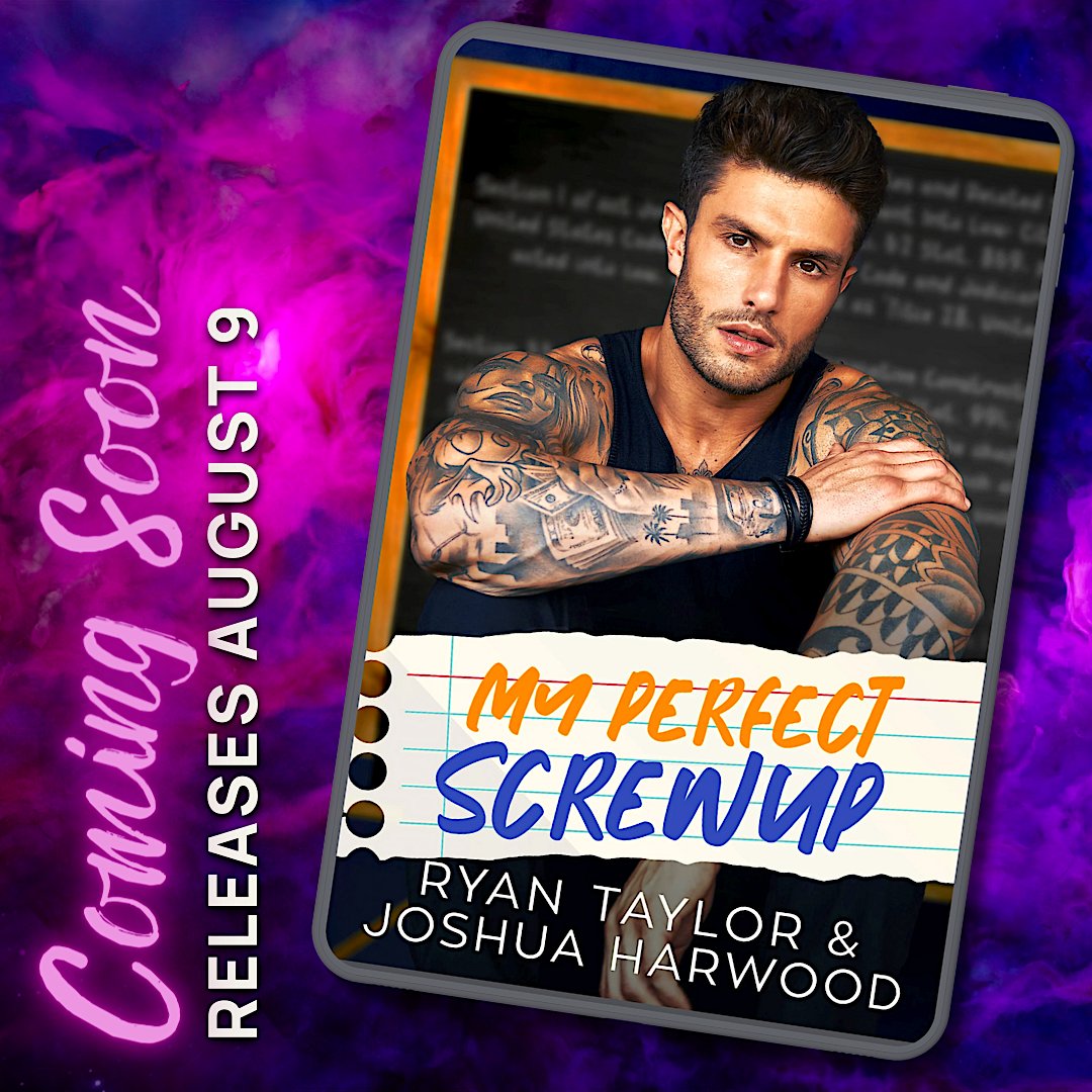 ✏️ My Perfect Screwup: “Great world building, high heat, and great chemistry between the MCs. Here is hoping there are more books in the series.” – Early Goodreads Reviewer ⭐️⭐️⭐️⭐️⭐️ Releasing 8/9 on Amazon linktr.ee/ryan.josh

#mmromance #gayfiction #BookTwitter #promoLGBTQ