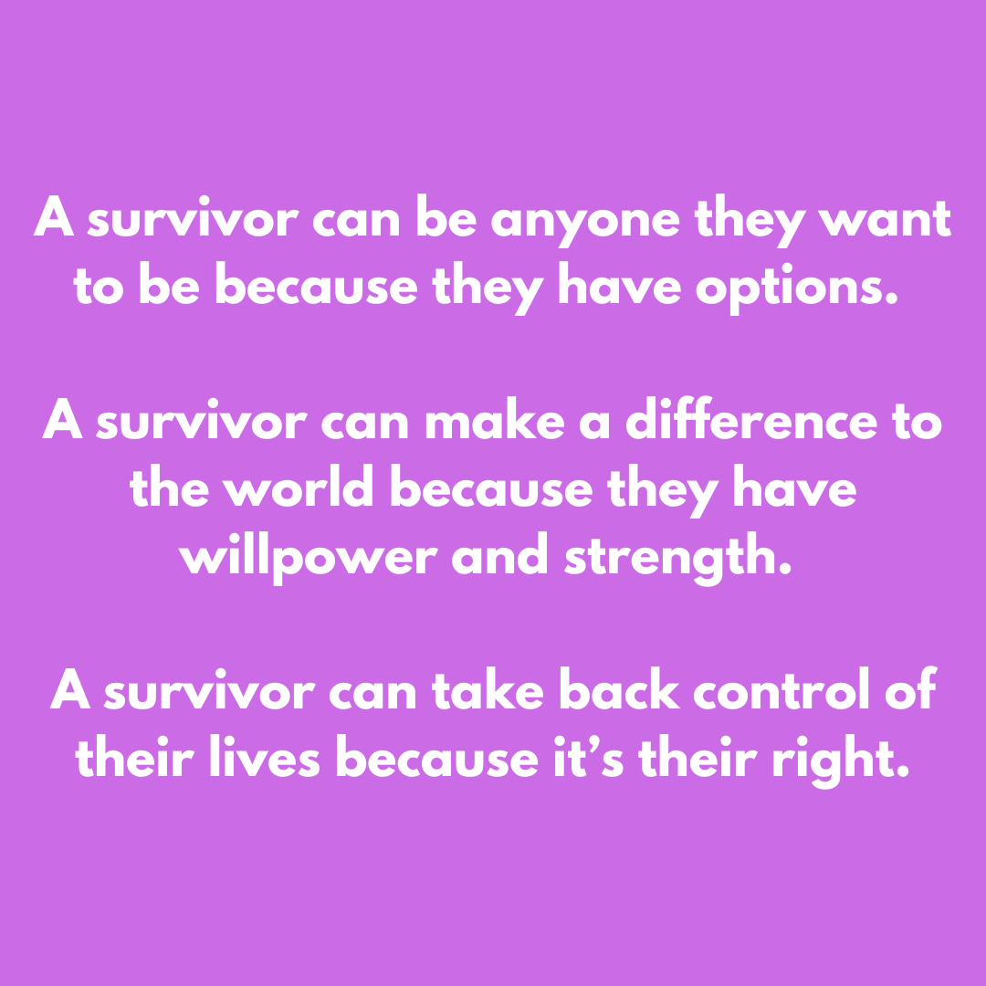Although survivors are by no means a homogenous group, one of the most common things we hear on our support service is the strength and compassion of the survivor at the other end of the phone. 

If you need to talk, we're open until 9pm. 

📞 0808 801 0331

#SurvivorsAreStrong