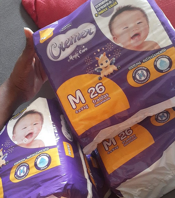 Fralda Cremer, Jumbo, M, 26 Unidades