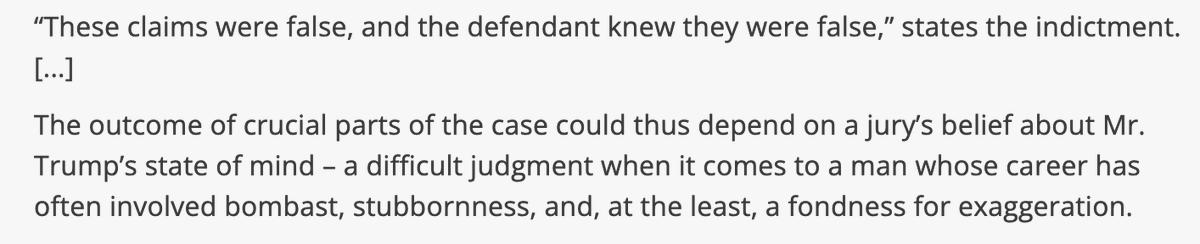 Let me help! Of those three key aspects of his "career" (whatever that was), two of them involve making false claims while knowing they are false, aka: lying.

The third isn't even an action, it's a trait, which then encourages actions. So... case closed.