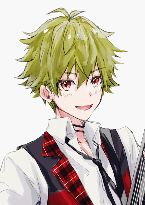 ちょっと前に描いた隼人くんあげてなかったので