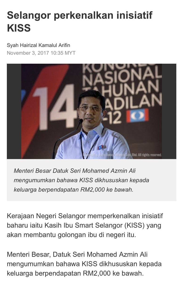 azraarisha's tweet photo. Percayalah. Apa yg kerajaan negeri Selangor buat hari ini adalah legasi kesinambungan yang dimulakan oleh MB Selangor dulu Ds @AzminAli (2014 – 2018)

Suka atau tidak. Orang Selangor hargai.

Berita lama2 even dari penyokong &amp; pendokong zaman Pakatan Rakyat semua puji beliau. https://t.co/yxqkPb0BGY