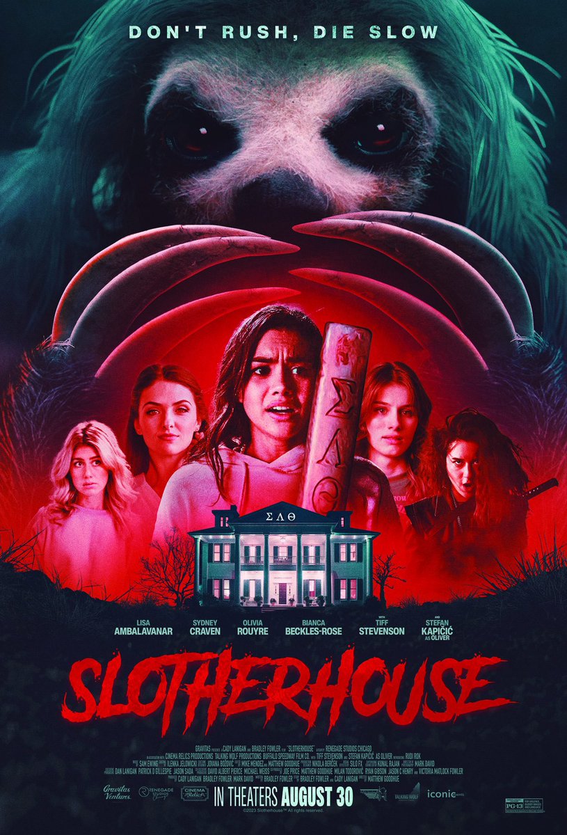 zavvi's tweet photo. π¦₯ Hold onto your seats! The jungle is full of surprises, and 'Slotherhouse' is no exception! Meet Alpha, the incredible killer sloth with a hilarious twist.
Buckle up for an adventure like no other, coming soon to theaters! π³π₯
#HorrorComedy #AlphaSloth" https://t.co/BrIsGcgOkn