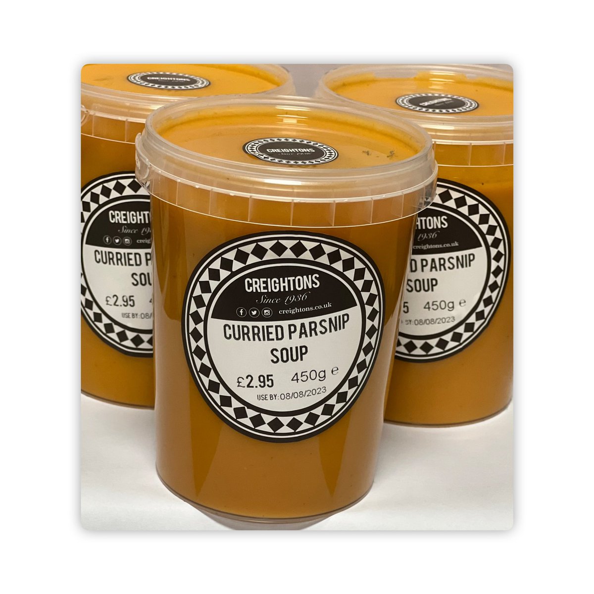 We are absolutely delighted to announce our new Great Taste Award  - Curried Parsnip Soup. 

Our Creightons Curried Parsnip Soup now follows in the footsteps of Creightons Roasted Red Pepper soup in receiving a Great Taste Award.

#GreatTaste2023