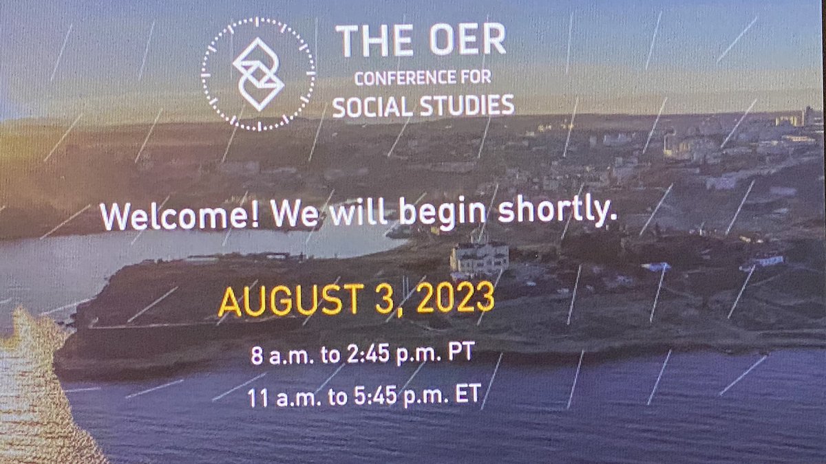 HistoryFrog's tweet photo. @OERProject Excited for today! #OCforSS https://t.co/uN3bfHWn3d