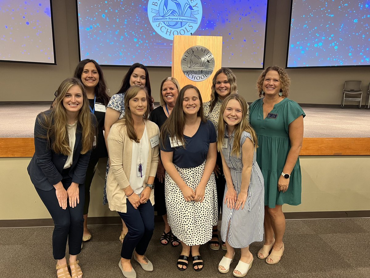 Such a wonderful morning welcoming our new staff to Blue Valley and Indian Valley!