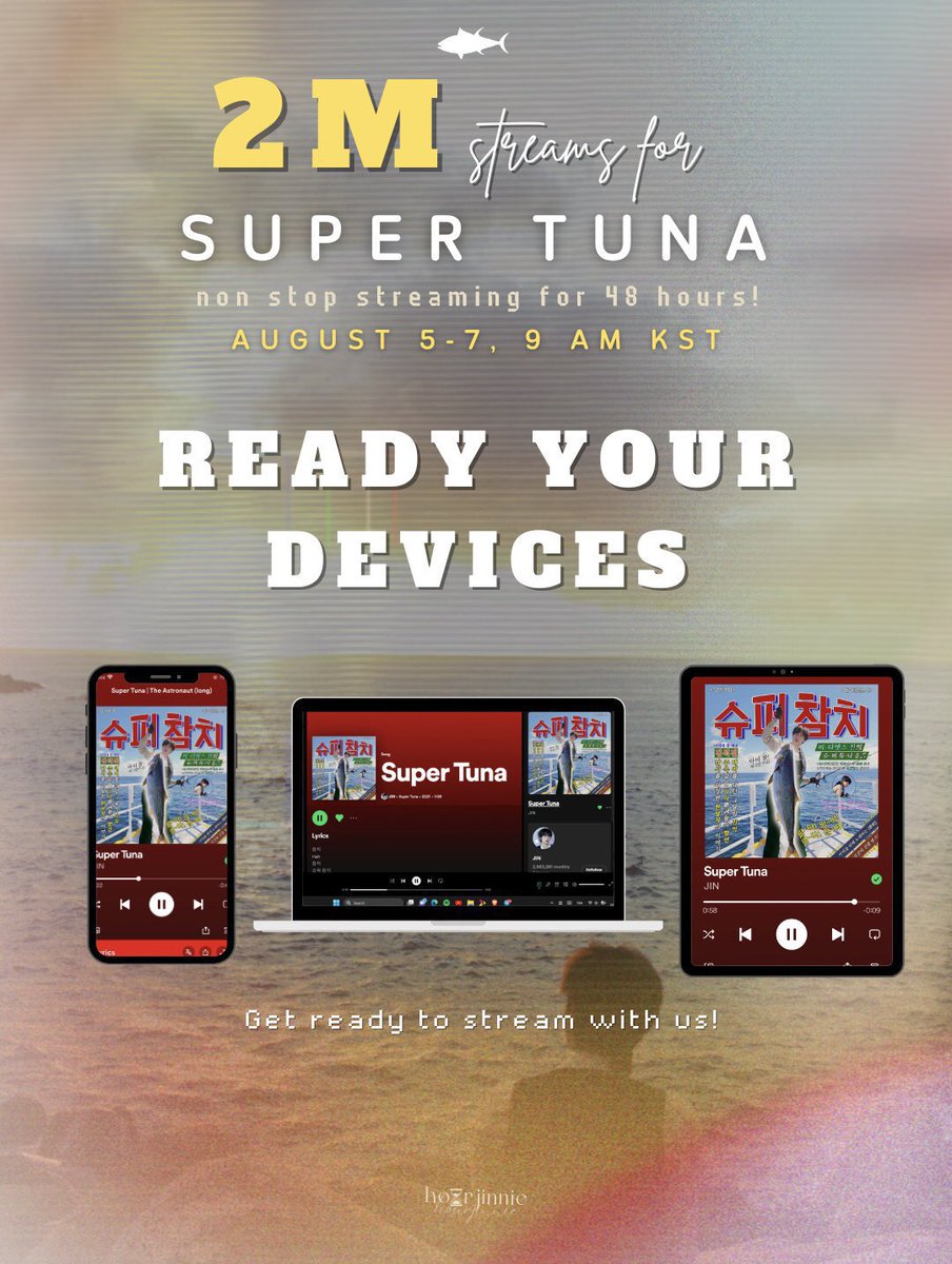 [ FUNDRAISING STREAMING PARTY ] In 1 day, we'll start fundraising streaming party with goal 2M Super Tuna unfiltered streams ⏰ ✅ Max. accounts your PC/Laptop can handle ✅ Min. 250 ST streams each account/gadget for Mobile users 📊Rough estimation = 2.5k accounts/day needed…