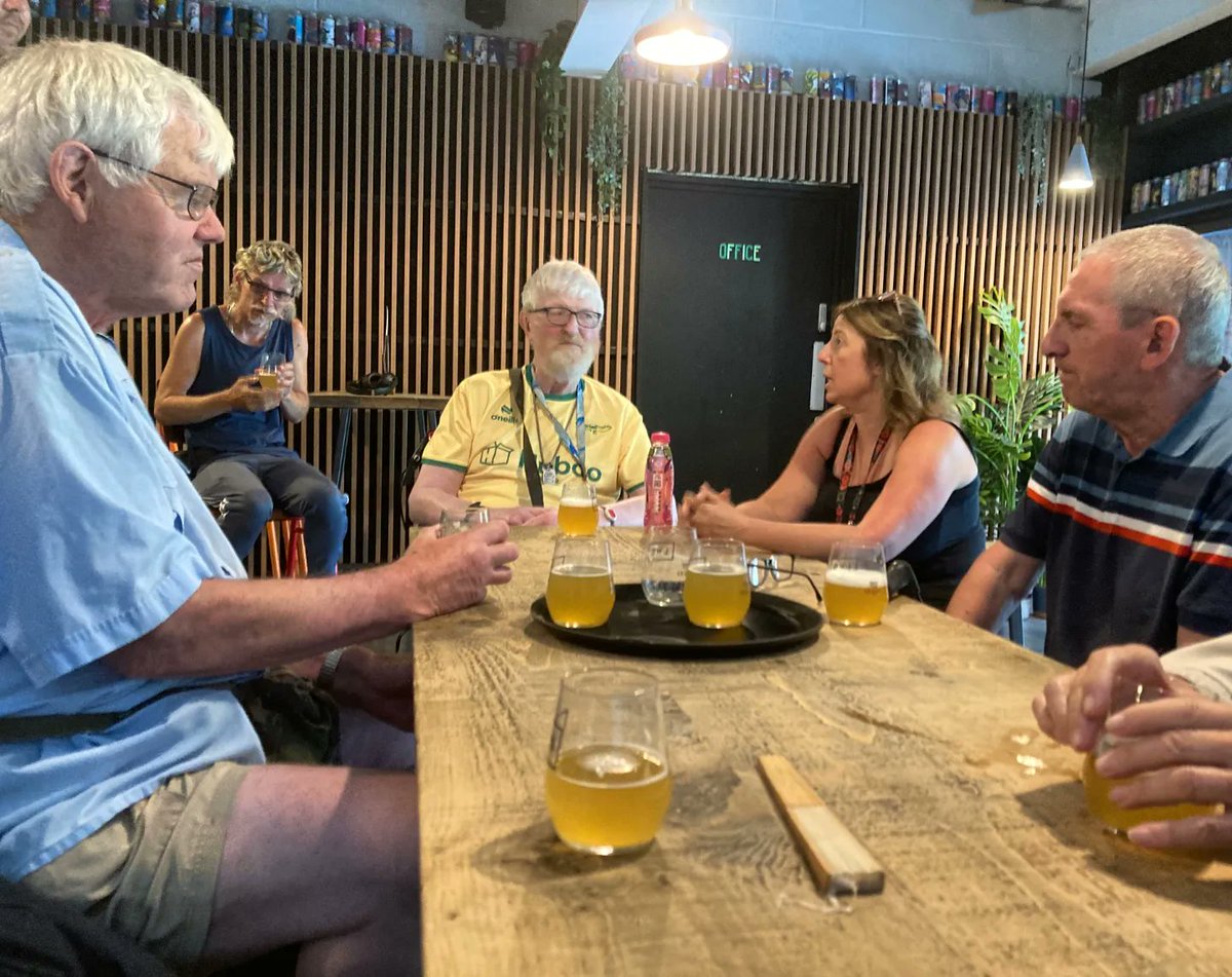 wwlwest's tweet photo. Last week, some residents at Mears Care's Blaise Weston Court had their wish to visit Left Handed Giant Brewing Co. granted. 🍻
Huge thanks to @LHGBrewingco's Alex and Luke for the insightful tour and tasting experience!
#wishingwashinglinewest https://t.co/iY39KR9b8Q