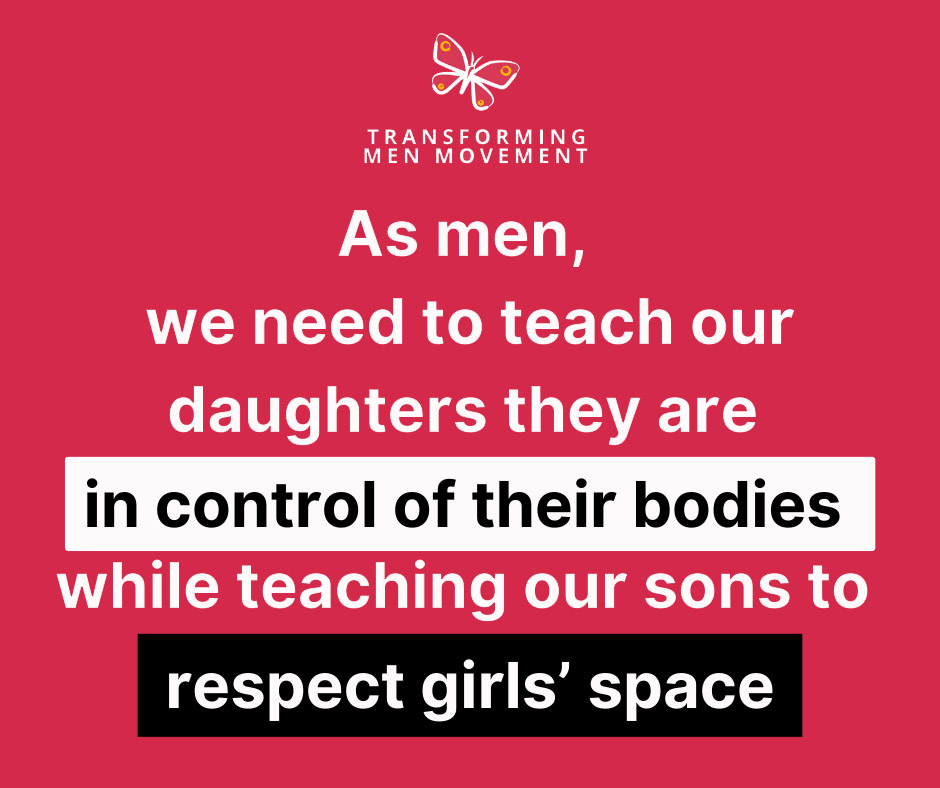 We must teach our boys to respect girls and their bodies so we can have a generation of men who doesn’t think they own the bodies of their partners. #BodilyAutonomy #PositiveMasculinity #TMM
