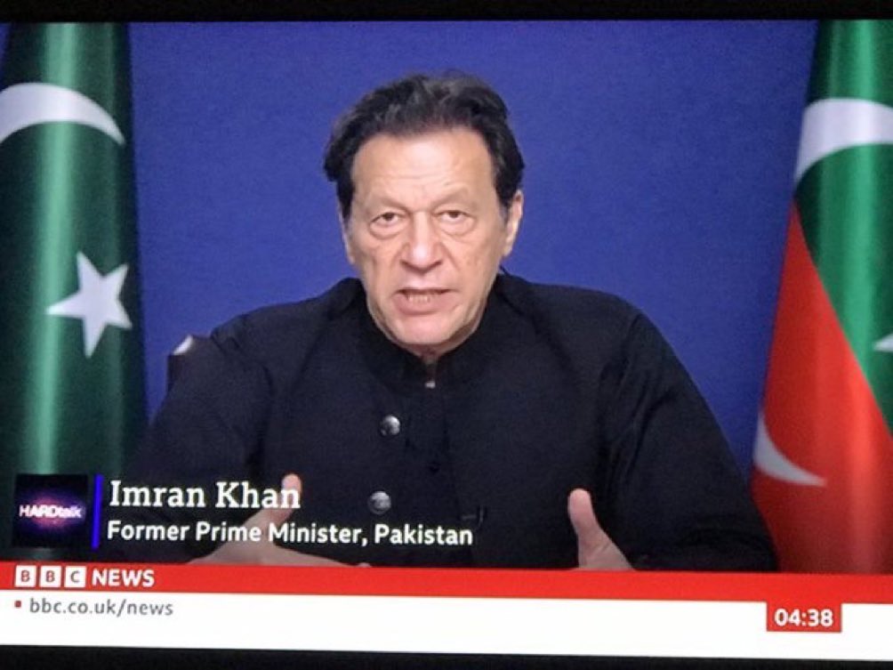 Basically , we are currently going through an undeclared martial law”
Imran Khan 
#ImranKhanOnBBC