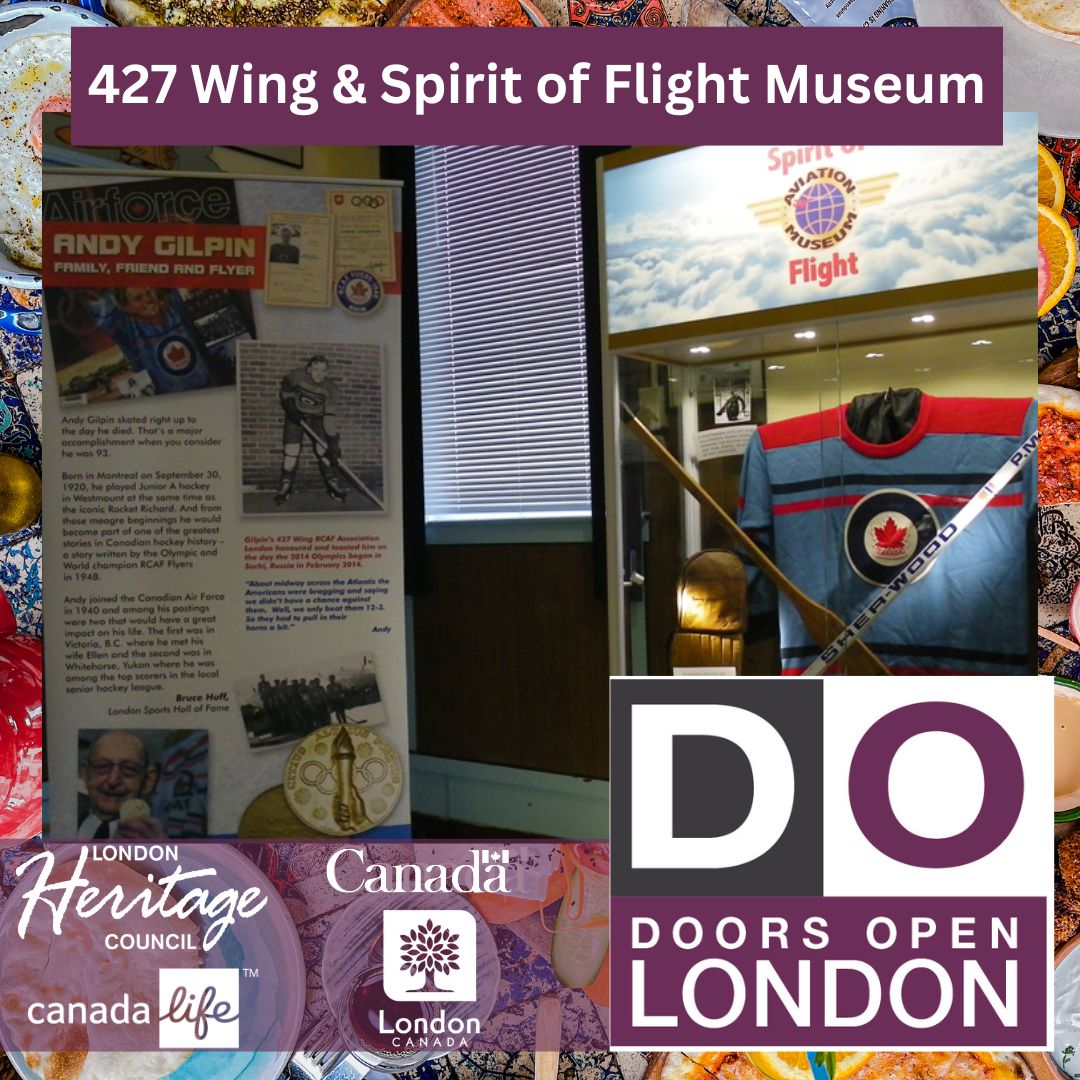 HeritageCouncil's tweet photo. Did you know that the 427 Wing &amp; Spirit of Flight Museum is housed in an original 1940 RCAF Canteen? 

Discover @ACOLondonOnt and many other sites for FREE at Doors Open 2023 happening on the weekend of Sept 16th &amp; 17th!

https://t.co/i9zbEoDDfB https://t.co/d2EBpThDoP