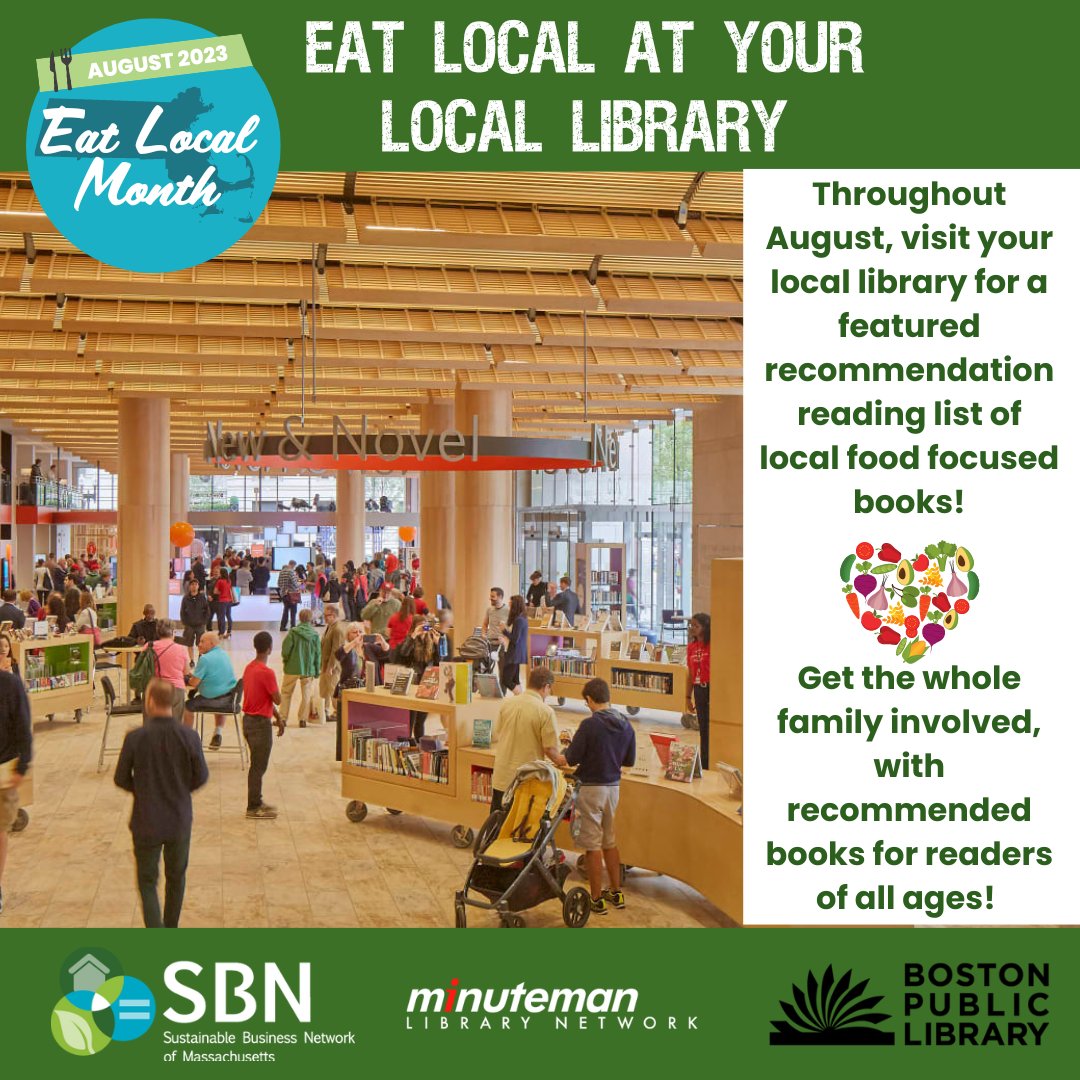 bostonlocalfood's tweet photo. 📖Feed your brain with knowledge of local food! Have fun in the kitchen or garden while learning about why supporting our local farmers, fisheries, and foodmakers is so vital to our communities.
#eatlocalma #localgreenfair https://t.co/y43bCecJLF