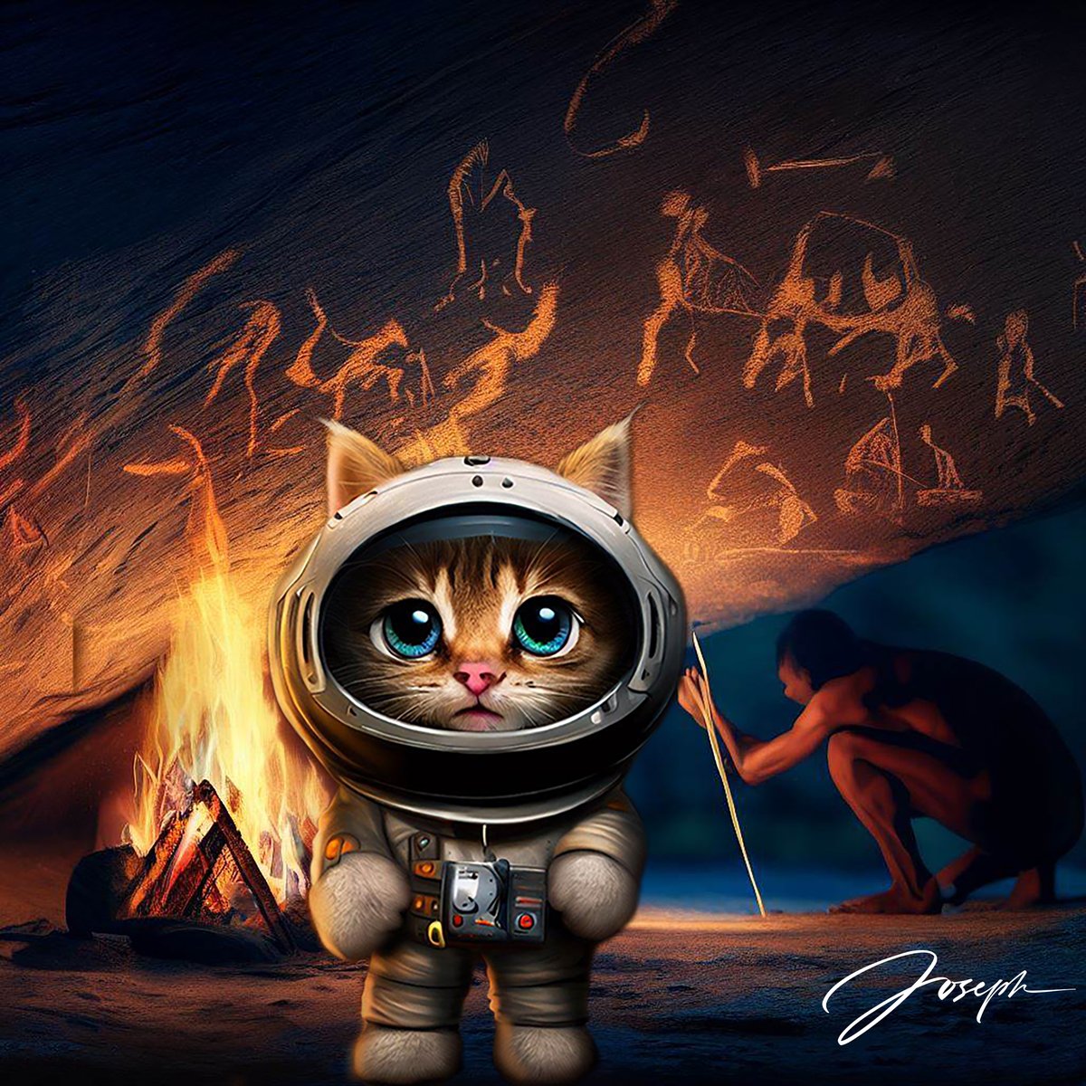 What's all this fuss about 'aliens'? We've been here for some time now! #AliensOnEarth #CatsOfTwitter #NFTs