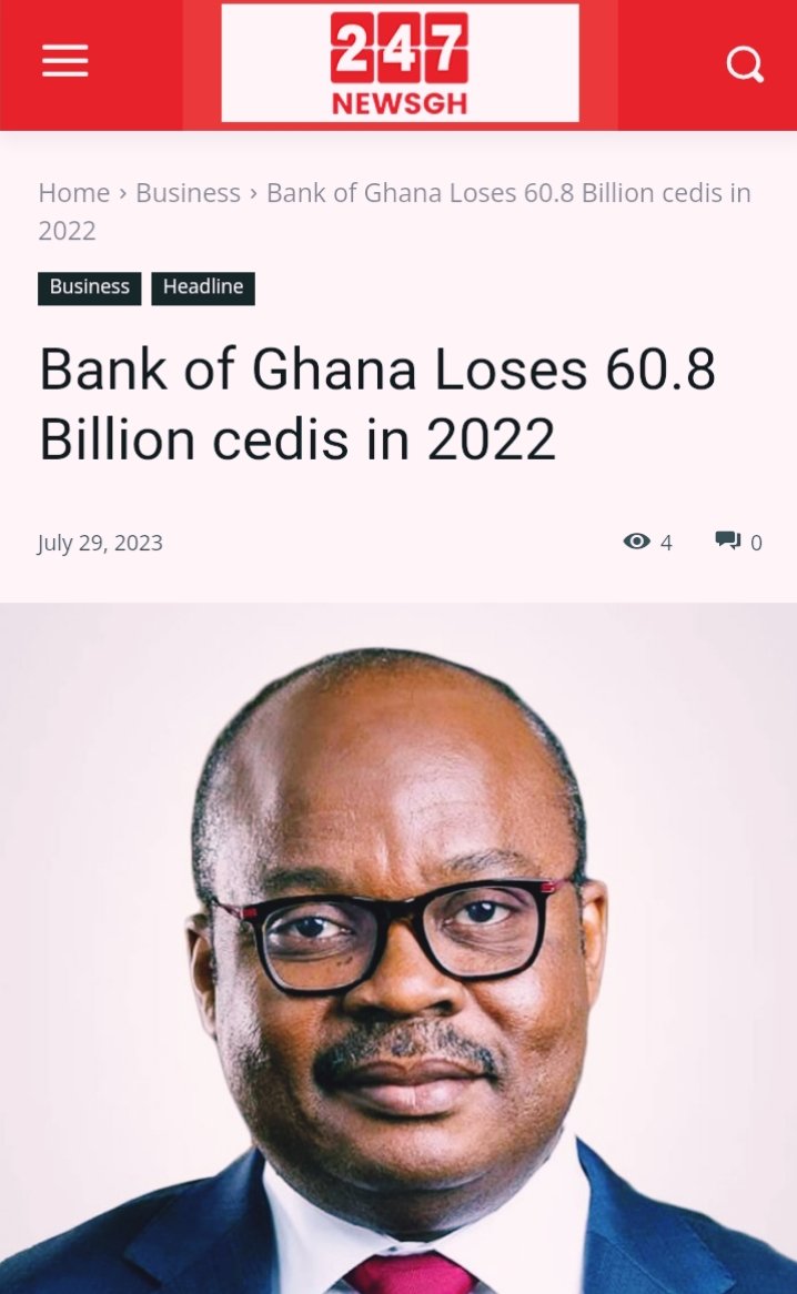 BigDaddyCee7's tweet image. They're Looting Our Taxpayers Monies n Collapsing Ghana ooh?
Corrupt n Criminal Npp Govt Shld Explains To The Citizens,What They've Done With Dis Huge Money,
Npp n BoG Can't Just Write Off Dis Huge Govt Debt Without Parliamentary Approval?
#LifeHardUnderThisGovt