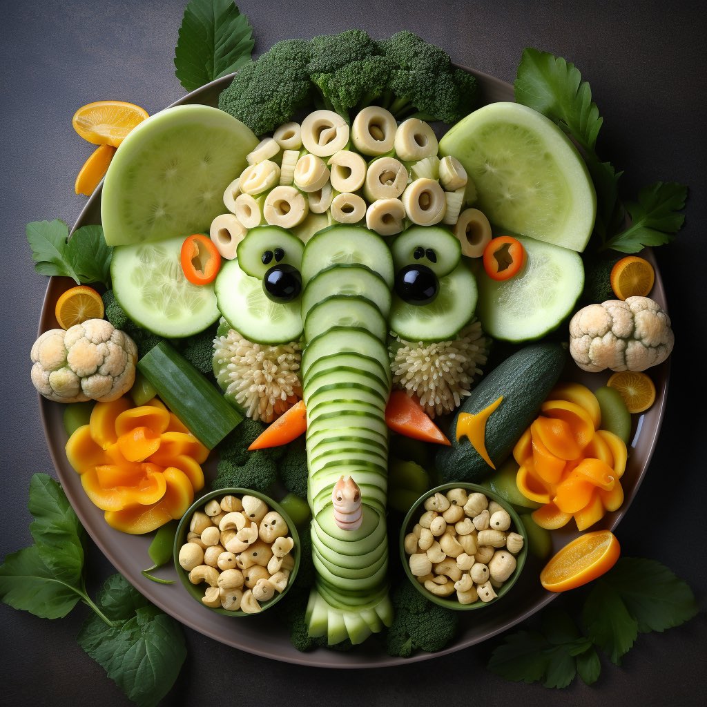 aimagicman's tweet photo. Created a delicious prompt for visualizing different animal faces using food. Try it out and share your results!

Food that is arranged to look like [animals] face 

#midjourney #AIart #foodlover #animallover https://t.co/ven6i3Ejfs