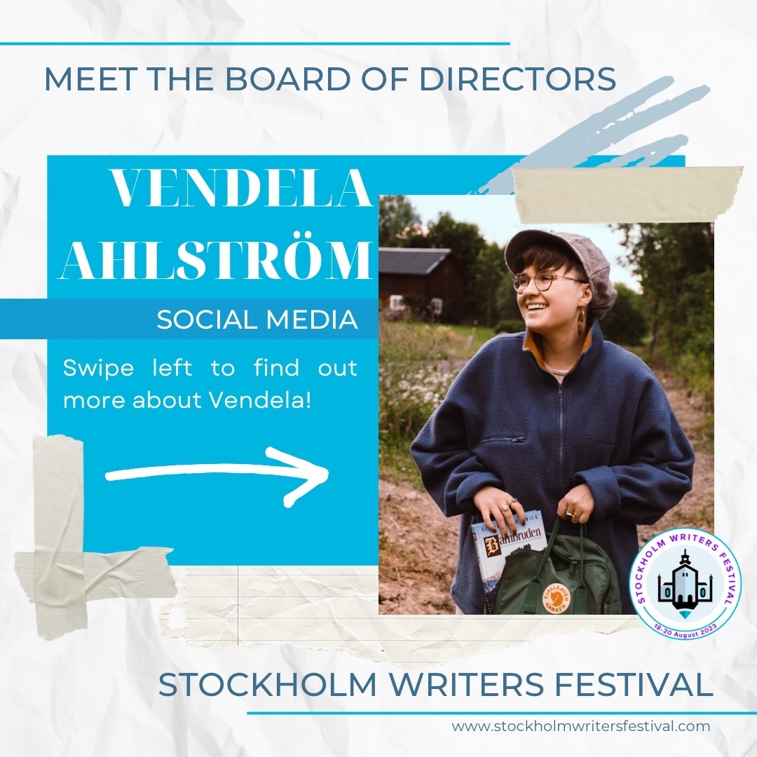 StockholmWriter's tweet photo. Meet the people behind the friendliest gathering of writers in the world: Stockholm Writers Festival. Click here to learn more about the festival or to buy tickets: https://t.co/rWqiR3r6QU

#stockholmwritersfestival #SWF23 #writer #writing #amwriting #writerlife https://t.co/3fopnAxAKn