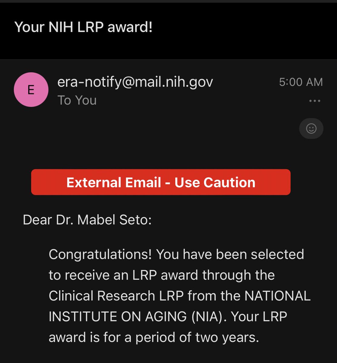 Mabel Seto (@mabelseto1) on Twitter photo Such amazing news! So honored to receive the <a href="/NIH_LRP/">This account is no longer active.</a> award from <a href="/NIHAging/">The National Institute on Aging (NIA)</a>. Many thanks to all of my mentors (<a href="/bucklr01/">Rachel Buckley π¨π¦πΊπ¨</a> @timothyjhohman & More!!) and the teams at <a href="/HarvardAging/">Harvard Aging Brain Study</a> and @VanderbiltAlz for all of their support thus far on my scientific journey. Such amazing news! So honored to receive the <a href="/NIH_LRP/">This account is no longer active.</a> award from <a href="/NIHAging/">The National Institute on Aging (NIA)</a>. Many thanks to all of my mentors (<a href="/bucklr01/">Rachel Buckley π¨π¦πΊπ¨</a> @timothyjhohman & More!!) and the teams at <a href="/HarvardAging/">Harvard Aging Brain Study</a> and @VanderbiltAlz for all of their support thus far on my scientific journey.