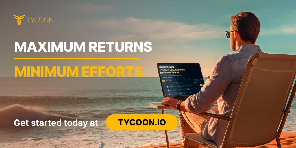 Let's redefine trading with Tycoon Signals! Imagine leaning back, doing the bare minimum, while possibly reaping maximum returns from your trades. Sounds too good to be true? Not with us. 

Our platform alerts you instantly by sending you telegram notifications when the best