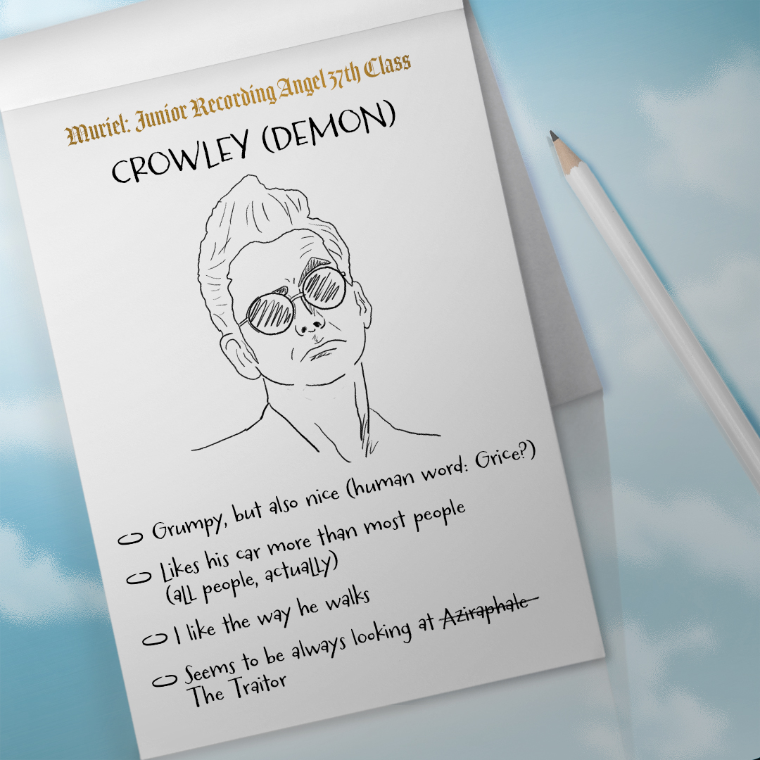 GoodOmensPrime's tweet photo. Crowley really is the gricest demon you'll ever meet. 😈 https://t.co/Oi2BhrDtFJ