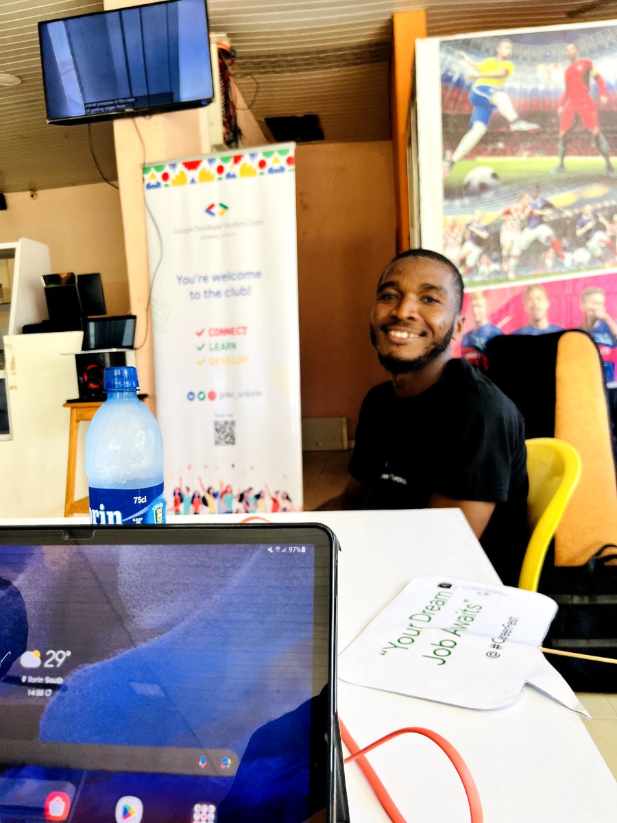 gdgoc_unilorin's tweet image. We're live 🎊🎊
The community members at GDSC Unilorin Live at Solutions Challenge Demo Day 2023 watch party 🎊🎊🎊
#solutionchallenge #gdsc_unilorin @Geektutor #DeveloperStudentclubs #DemoDay2023