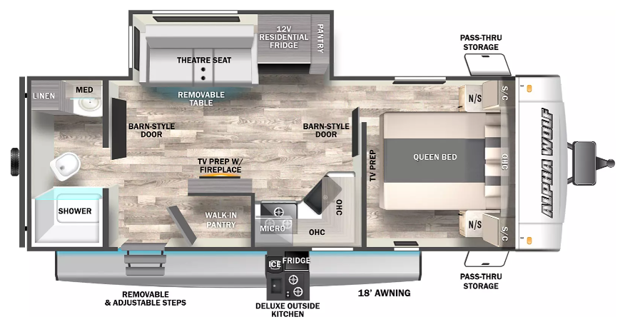 📢 NEW 2023 MODELS!! 📢
❗2022 Alpha Wolf 22SW-L on sale! $48,995 + HST❗Couples model fifth wheel trailer, 1 slide, sleeps 2
Dry weight: 5,328 lbs | Total length: 27' 6" | Financing weekly: $107 O.A.C.
globetrotter-rv.com/default.asp?pa… #GlobetrotterRV #AlphaWolf