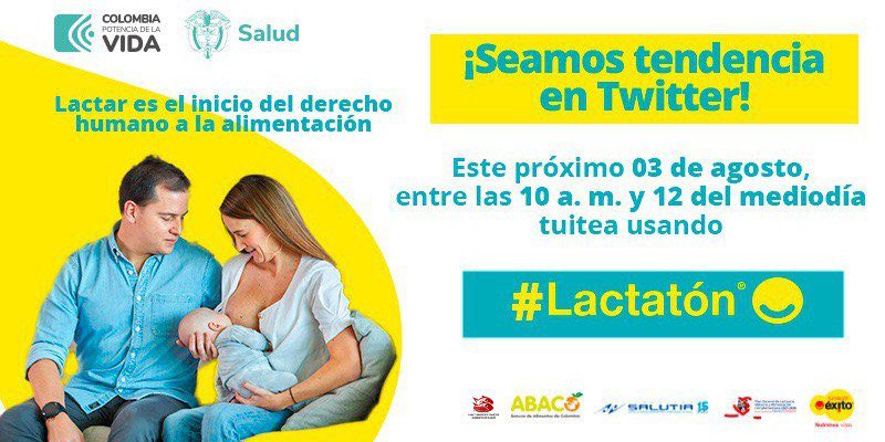 BanAlimenIbague's tweet photo. #Lactaton 
Únete a esta gran movilización para visibilizar la importancia de la lactancia materna como el primer derecho a la alimentación de las niñas y niños menores de dos años. https://t.co/qap7d0xw5N